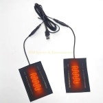 장갑 가열 패드 전기 천을 실외 활동 : 블루8호점