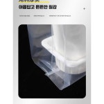 커피캐리어 컵캐리어 셋트 제품 비닐봉지 플라스틱 일회용 1. 고투명 10실 1컵 평구백 100개 : 럭스타임즈