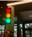 신호등 조명 벽걸이 삼색등 감성 램프 레스토랑 단면 기본 : OUR컴퍼니