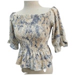 KOREA 블라우스 여 55 J4032 : 스카이빈티지