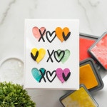 해피 발렌타인 데이 금속 절단 클리어 스탬프 다이 컷 스텐실 장식 스크랩북 공예 템플릿 1. H8882 : 블루25호점