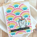 꽃잎 무지개 배경 편지 꽃 프레임 금속 절단 다이 스크랩북 선물 카드 클리어 우표 스텐실 1. H2969-stamps : 오더박스46호점