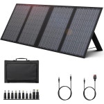 접이식 태양광 패널 충전기 60W 18V DC 출력11 커넥터을 갖춘 100W350W 휴대용 발전소 재커리록팔플래시피쉬엔진스타 야외 캠핑용 밴 RV... 