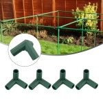 어댑터 커넥터 교체 정원 녹색 온실 브래킷 식물 등반 플라스틱 천막 조인트 1. Right-angle 4ways : 블루32호점