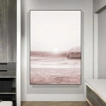 핑크 꽃 자연 풍경 포스터 인쇄 캔버스 그림 거실 벽 예술 홈 데코 1. W0517-4 : 딜리벌월드49호점