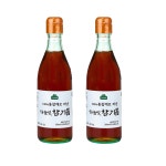 국내 가공 100% 통참깨로 진하게 짠 하늘빛 참기름 350ml+350ml : HYEJA MART