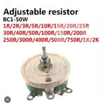모양 50W 2R 1R 고출력 5R BC1 3R 슬라이딩 와이어 가변 디스크 감김 저항 : 공구상사4