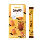 이디야 아샷추 피치 복숭아맛 티타임 힐링 브런치 아이스티 빵 파인다이닝 : 말로우