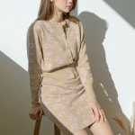 [아틀리에나인]셋업 플라워 니트 스커트(SK-3642) : Atelier Nain