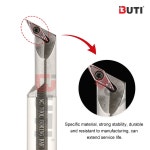 고속 강철 내부 구멍 커터 가변 직경 작은 편심 선삭 공구 홀더 1. H1208L-SVUCR08-P24 : 오더박스45호점