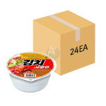24개입 농심 비상식량 탕비실라면 김치사발면 86g (1BOX) 피씨방 사무실라면 컵라면 : 비비봄