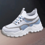 심플 여자 달리기 운동화 화이트 경량 트레이닝 조깅 : 깔끄망