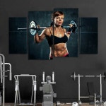 체육관 장식 피트니스  운동 포스터 벽장식 플레이트 G1081-01 : 에스쓰리엠