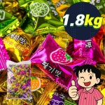 맛고을 종합캔디 1.8kg 업소용 대용량 사탕 과일 커피 박하 누룽지 벌크 : 수기마켓