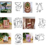 눈송이 금속 절단 다이 나무 엠보싱 다이컷 카드 제작 스크랩북 1. H4077 : 블루32호점