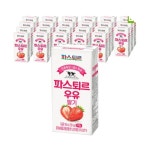 24팩 파스퇴르 멸균 딸기우유 과일맛우유 어린이음료 송르둔 : 한국세명유통