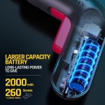 Fanttik L1 Pro 디지털 전동 드라이버  디스플레이 탑재, 6단 토크, 2000mAh 배터리, 14비트 포함 (그레이) : 제이와이즈 스토어