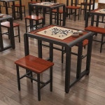 바둑 테이블 장기판 게임 대국 탁자 보드판 기원 오목 노인정 고급 바둑테이블 체스판 좌식 : 양천사장