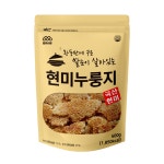 엄마사랑 황동판에 구운 쌀눈이 살아있는 현미 누룽지 500g : 베레모던