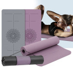 와이드 TPE 센터 라인 8mm 요가 매트 가방 스트랩 휴대용 대형 두께 스포츠 홈짐 홈트 : 아토플라자
