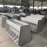 가축 사료 급여기 축사 먹이통 스텐 양 염소 목장 대형 여물 단면 급식기 먹이 배급기 : 지니어스홈