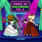 PAWS IN HOLLYWOOD VOL 2 DELUXE EDITION: Cute and Cozy Coloring Book for Adults Teens Featuring Adora : 판매프론티어1