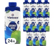 천연 비엣코코 코코넛워터 100% 오리지널 24개 330ml : 퀵퀵프레시