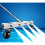 바닥 노즐 세척기 세차 물청소 공사장 청소기 브러쉬 너비 33cm : 리프상점