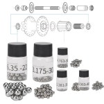 스무스 자전거 175MM 솔리드 부품 763MM 35MM 베어링 허브 스틸 969MM : 공구상사4