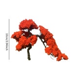 나무 모델 모형 공예 건축 가짜 미니어처 기차 풍경 건물 인형 집 장식 1. 10cm : 블루33호점