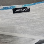 CHIC POP 유럽수입 민소매 티 여 55 J4082 : 스카이빈티지