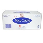 SJ) 1회용 멸균 폴리글러브 검진 진찰 의료 비닐장갑 2매포장 의료용 가정용 위생장갑 : 행복랜선스토어