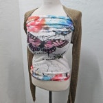 CHIC POP 유럽수입 민소매 티 여 55 J4082 : 스카이빈티지