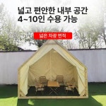 천막캐노피 간이창고 주차장 가제보 방수 그늘막 베이지 바비큐 입구 2m 깊이 2m 방형 텐트 흰색 : 원클릭mall