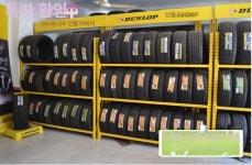 타이어 진열대 카센터 업소용 자동차 창고 랙 이동식 중형 150cmx60cmx200cm 3층 내경 : dalavshop