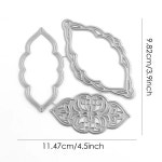 타원형둥근 꽃 장식 금속 절단 다이 엠보싱 컷 카드 만들기 스크랩북 공예 1. H4479 : 블루44호점