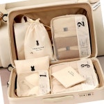 여행 휴가 파우치 트레블 캐리어 2호 정리백 넘버스 : 해피-다올M