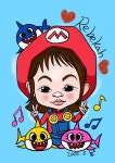 디지털 캐리커처 : 엄딸그림