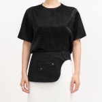 [LTC] 여성 여름 반팔 블라우스 블랙 : 엘티씨