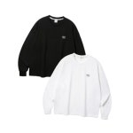 매장정품 ALVINCLO 앨빈클로 [SET] 시그니처 로고 오버핏 긴팔티셔츠 2종 세트 AVT377_PLUS 392922 : 정상탑마트