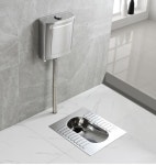 스테인레스 수세식 변기 공중화장실 양변기 소변기 실버 재래식 간이 : 오피상사