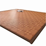 침대 카펫 시원한 사계절 사각 러그 침실 대나무 매트 깔개 경로당 라탄 돗자리 : 행복이네1