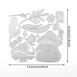 외출 주변 컬렉션 금속 절단 다이 엠보싱 다이컷 카드 만들기 스크랩북 공예 1. only cutting die : 블루37호점