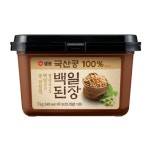 우리 국산 콩 100% 백일 된장 샘표 3KG 100일 : 사카산내