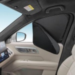 자동차 자외선 단열 블랙 정보 보호 차양 커버 인테리어 1. Rear Windshield : 블루37호점