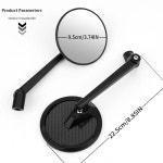 오토바이 백미러 사이드 미러 보기 왼쪽 오른쪽 조정 미니 오토사이클 후면보기 1. H3307 : 블루19호점