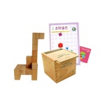 1단계 소마큐브 교재 도형퍼즐 풀세트 유치원 입체모형 어린이집 IQ : 달빛shop