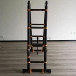 찬근공업 사다리 가정용 알루미늄 5단 접이식 현대 합금 텔레스코픽 가구용 휴대용 다기능 직선 : 찬근찬근
