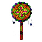 어린이 미술 전통무늬스티커 소고 만들기 저학년 초등 : 비에스케이101