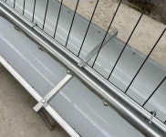 염소먹이통 양 목장 밥통 사료 급여기 식수 자동 1m 여물통 : 수바이브